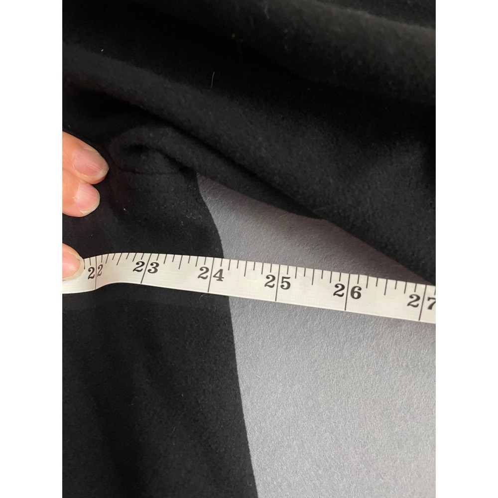 Alpine Swiss Men L Black Wool Blend Jacket‎ Full Zip Collared Coat Classic Clean - Picture 12 of 12